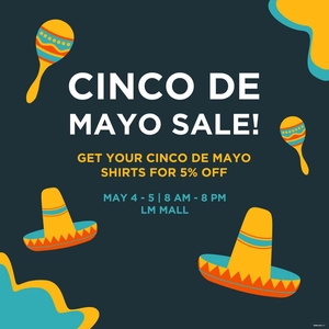 Cinco de Mayo Flyer Vector