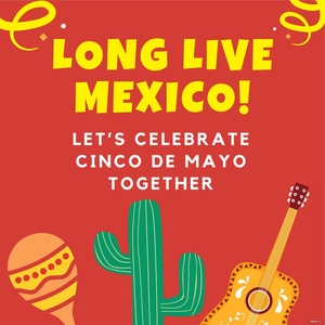 Cinco de Mayo Greeting Card Vector