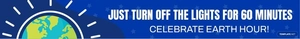 Earth Hour Website Banner