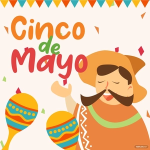 Cinco de Mayo Cartoon Vector