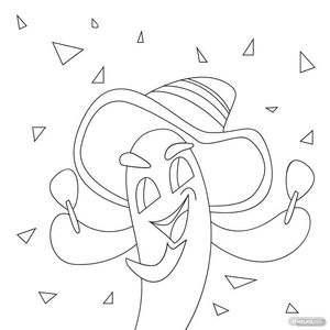 Cinco de Mayo Drawing Vector