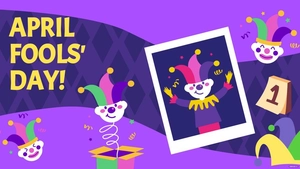 April Fools' Day Photo Background