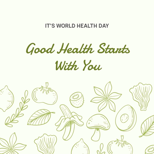 World Health Day Whatsapp Post
