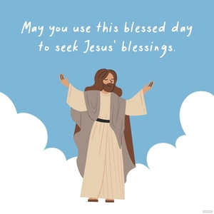 Ascension Day Quote Vector