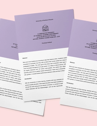 Comparative Research Analysis Template