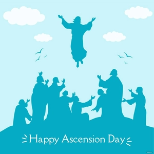 Ascension Day Celebration Vector