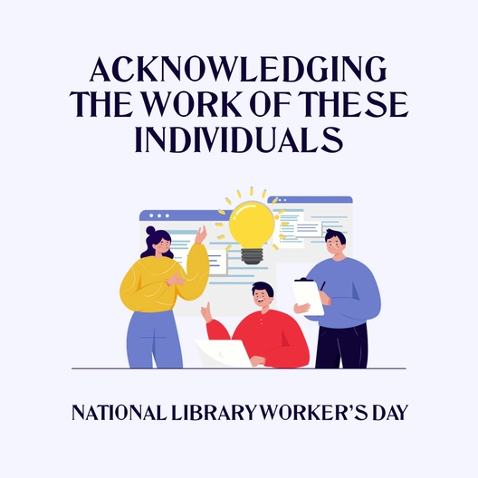 National Library Workers Day Instagram Post
