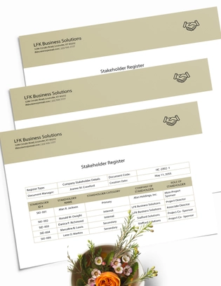 Stakeholder Register Template