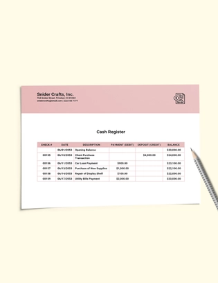 Cash Register Template