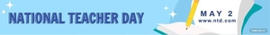 National Teacher Day Website Banner