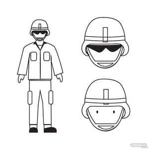 Armed Forces Day Drawing Vector