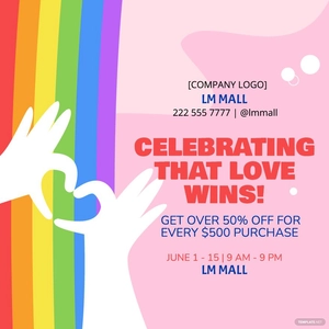 Pride Month Poster Vector