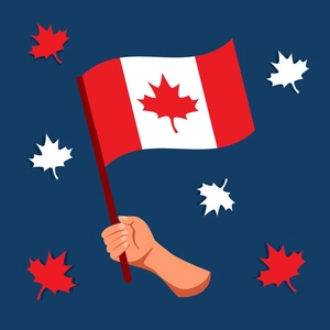 Happy National Patriots' Day Vector