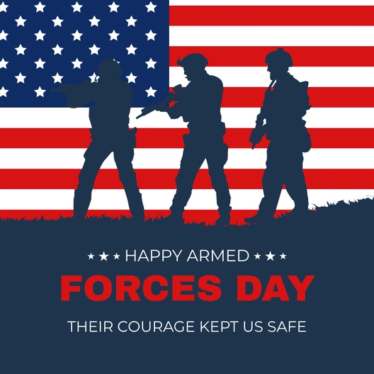 Armed Forces Day Instagram Post