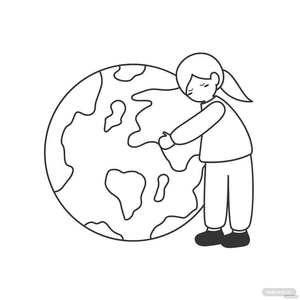 World Environment Day Drawing Vector
