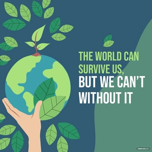 World Environment Day Quote Vector