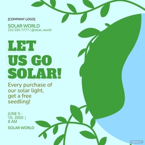 World Environment Day Flyer Vector