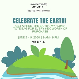 World Environment Day Poster Vector