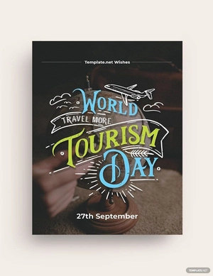 World Tourism Day Greeting Card Template