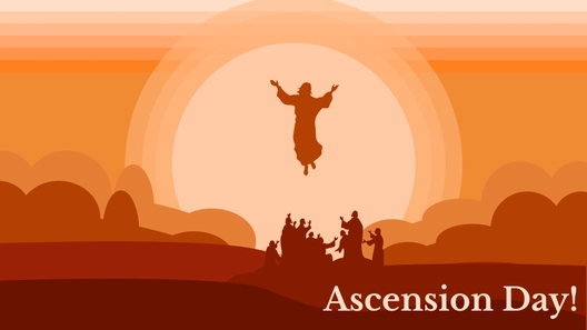 Ascension Day Drawing Background