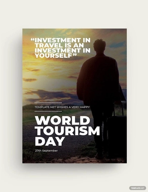 Tourism Day Greeting Card Template