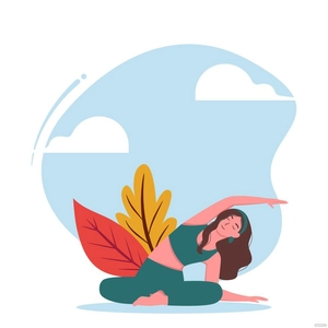 Happy International Yoga Day Vector
