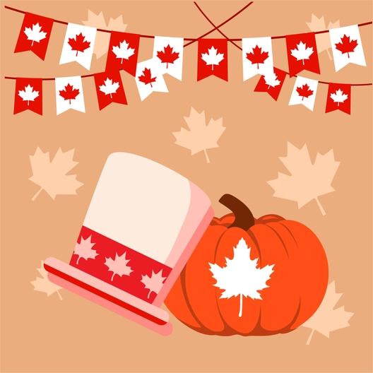 Canada Day Illustration