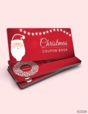 Christmas Blank Coupon Template