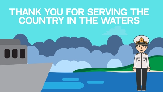 National Maritime Day Greeting Card Background