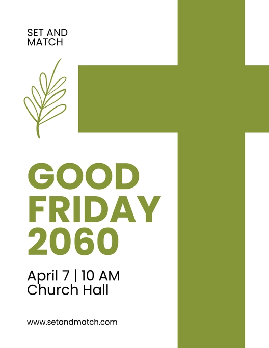 Creative Good Friday Flyer