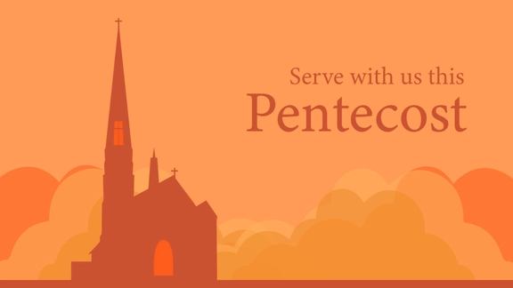 Pentecost Invitation Background