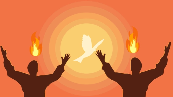 High Resolution Pentecost Background