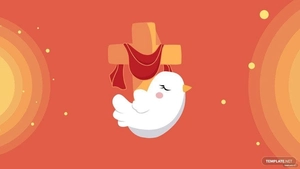 Pentecost Cartoon Background