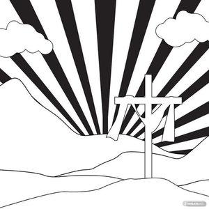 Cute Good Friday Drawing