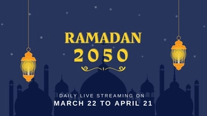 Free Ramadan Youtube Banner