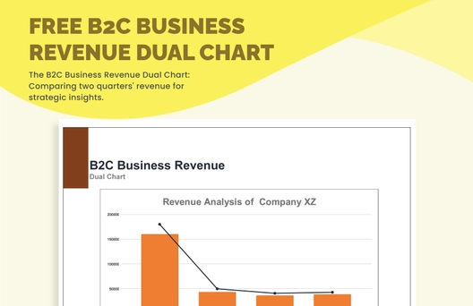 B2c Business Revenue Dual Chart