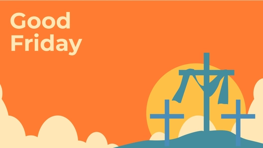 Good Friday Drawing Background