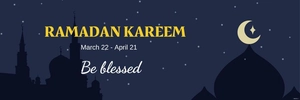 Free Ramadan Twitter Banner