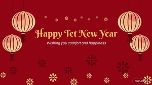 Tet Wishes Background