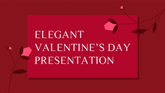 Elegant Valentine's Day Presentation