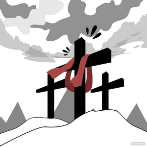Beautiful Good Friday Drawing