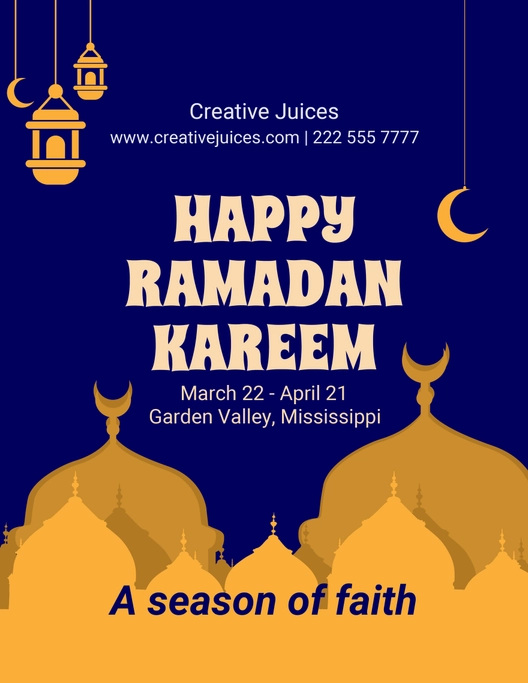 Happy Ramadan Flyer