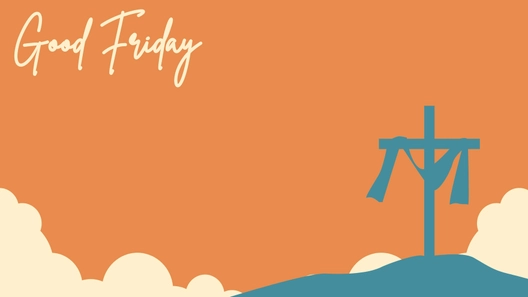 Good Friday Plain Background