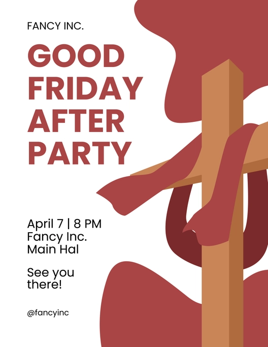 Party Good Friday Flyer