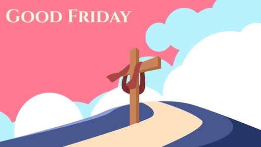 Good Friday Vector Background