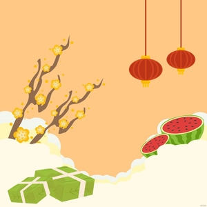 Happy Tet Illustration