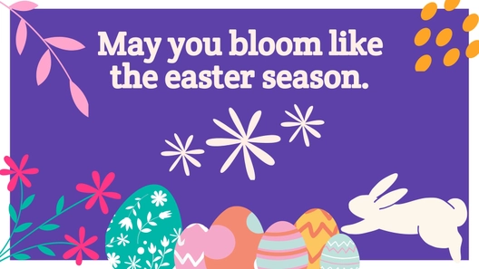 Easter Wishes Background