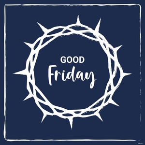 Good Friday Chalk Design Vector