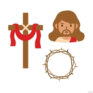 Good Friday Flat Design Vector