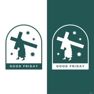 Good Friday Logo Vector